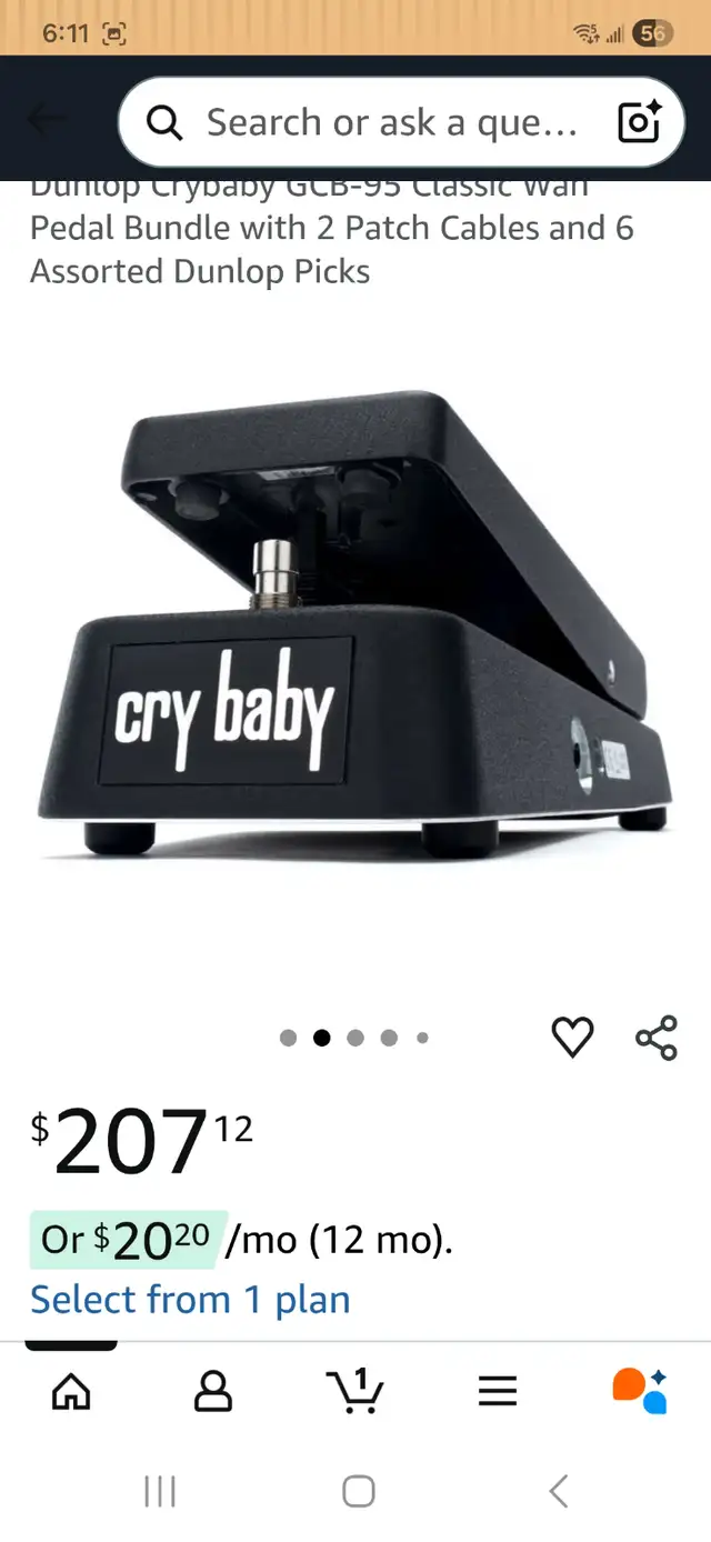 Cry Baby Wah Jim Pedal Dunlop Original - Photo 8