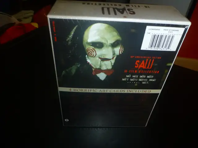 SAW 10 Film COLLECTION Blu-Ray DVD BOX SET NEW / STILL SEALED - Photo 5