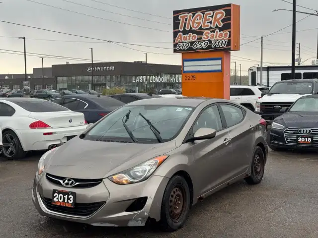 2013 Hyundai Elantra GL, SEDAN, MANUAL, GREAT ON FUEL, AS IS SPE