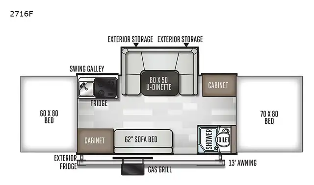 2020 Forest River RV Rockwood Freedom Series 2716F - Photo 2
