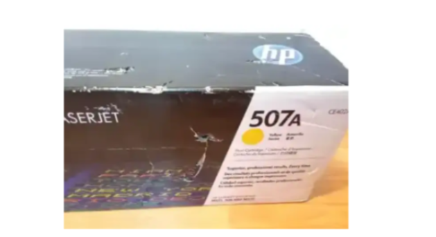 TOUT NEU HP 507A (CE402A)YELLOW ORIGINAL LASERJET INK CARTRIDGE - Photo 5