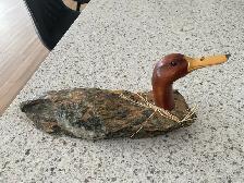 Canard schiste et bois