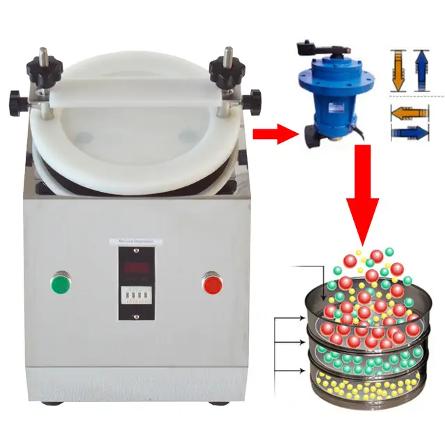 DY-200Vibrating Sieve Machine Lab Powder Particles Shaker 056295 - Photo 6