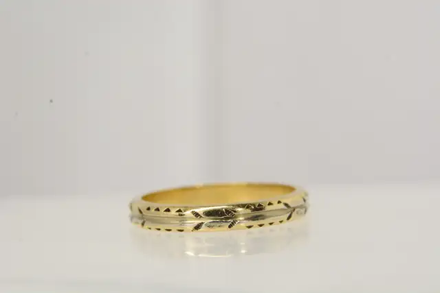 14K FORGET ME NOT BAND - Photo 2