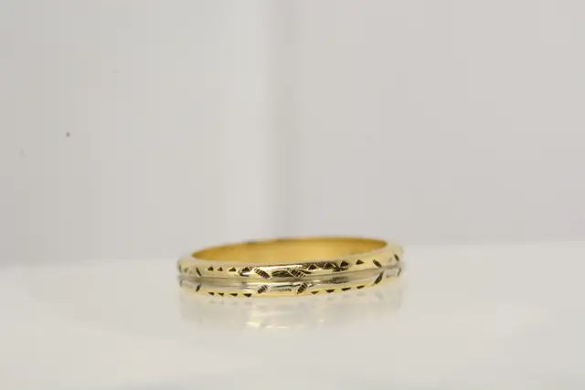 14K FORGET ME NOT BAND - Photo 3