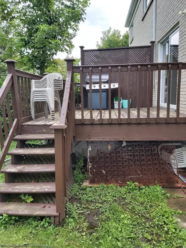 Repartion et restoration de deck/patio