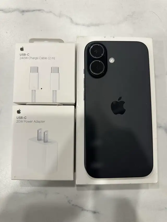 iPhone 16 128GB AirPods/Charger bundle/Delivery