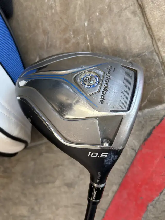 TaylorMade Jetspeed 10.5 Golf Driver with Sock - Photo 3