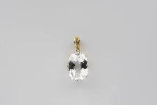 9K .40CT TOPAZ PENDANT