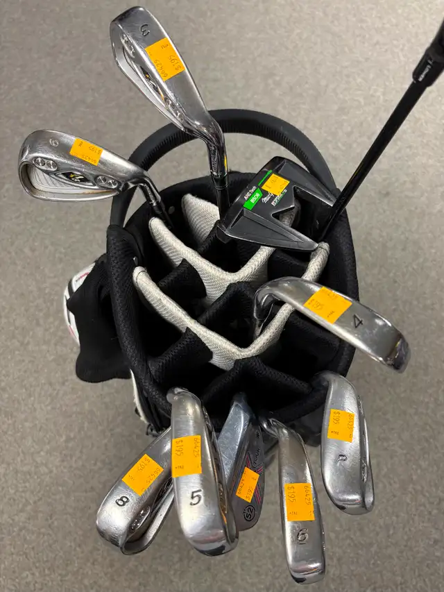 10pc Golf Club Set with Bag ( TaylorMade, Calloway, Mcgregor...) - Photo 2