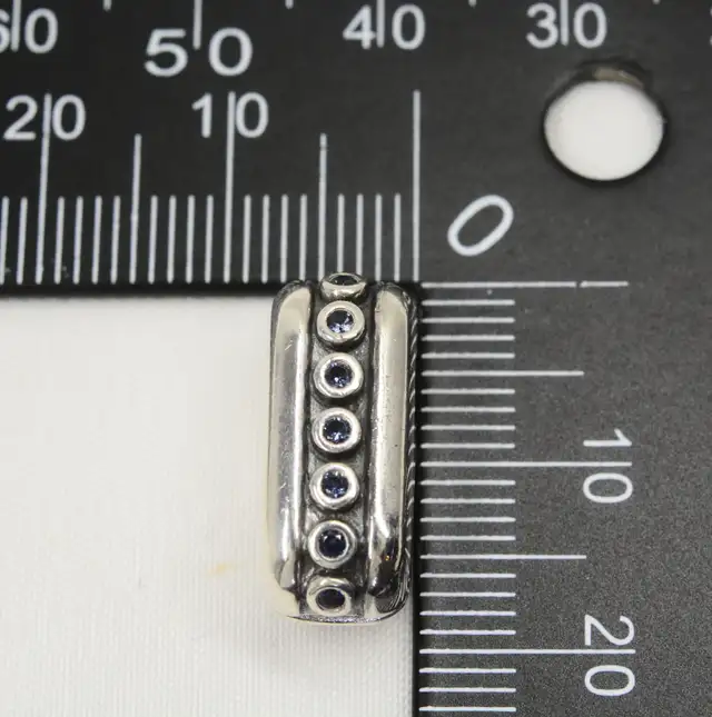 925 PANDORA DOUBLE DIVA GREY #790855NCY - Photo 8