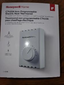 Thermostat Honewell Home, CT410A non programmable