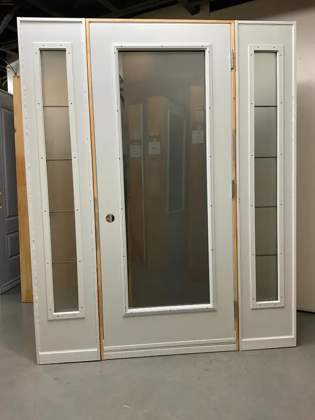 1414PA Porte d’acier 34G Sérigraphie side/latéral Satiné 23x65 - Photo 2