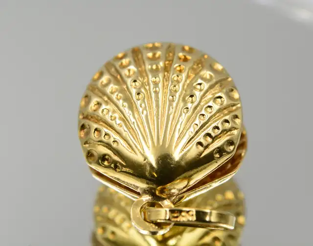 14K CLAMSHELL PEARL PENDANT - Photo 5