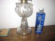 LATE 1800s TURKEY FOOT OIL LAMP IN EXCELLENT CONDITION - Photo 3