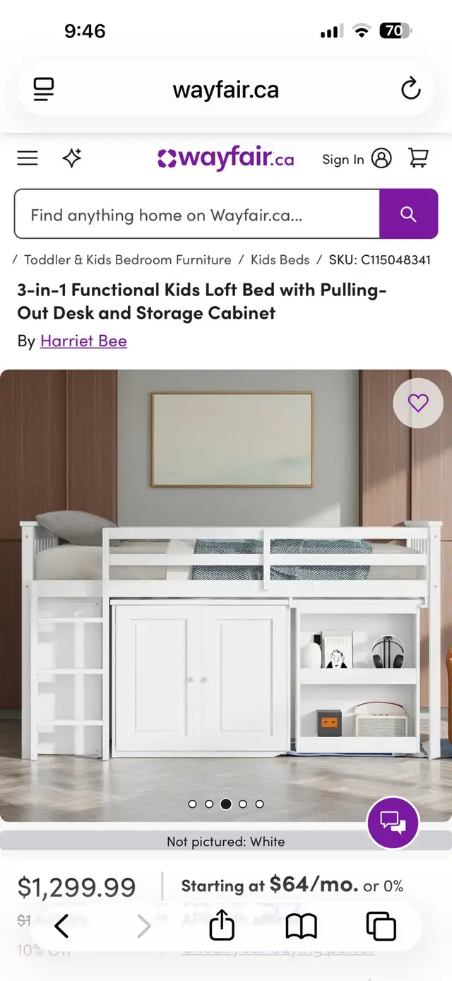 Lit loft pour enfant - Photo 2