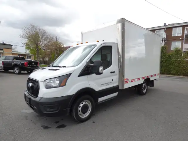 2023 FORD TRANSIT CUBE 12' T-350 RWD 9500 GVWR SRW, ECOBOOST V6!