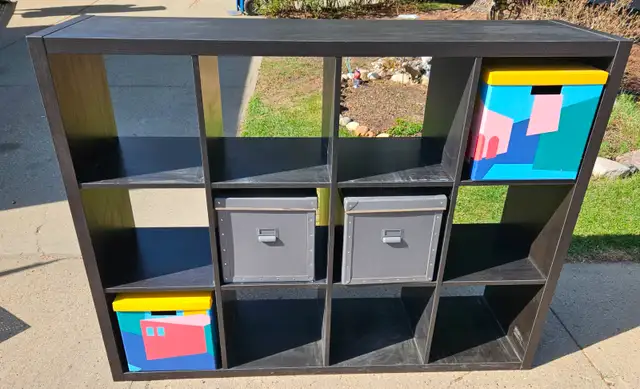 Black Storage Shelf $80. Delivery Available