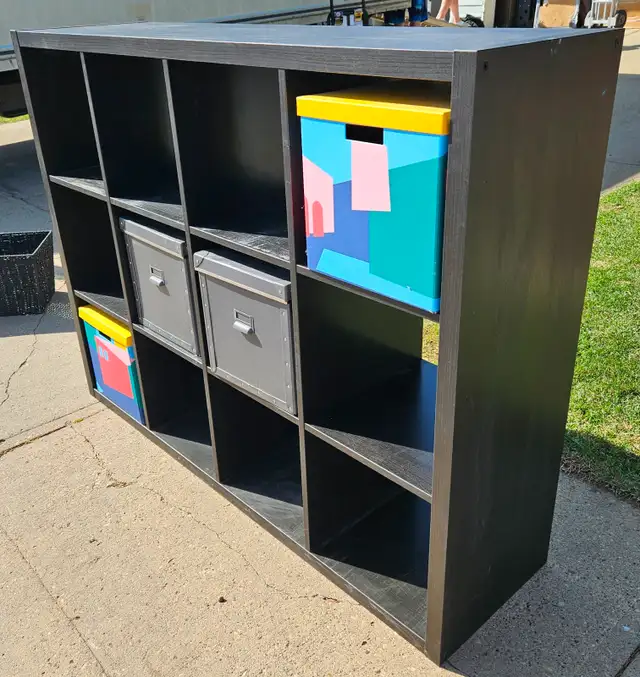 Black Storage Shelf $80. Delivery Available - Photo 2
