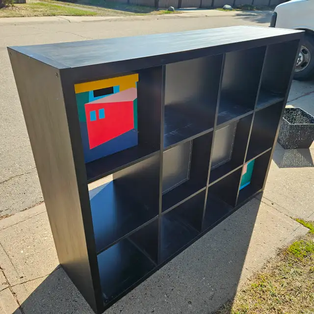 Black Storage Shelf $80. Delivery Available - Photo 3