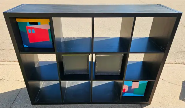 Black Storage Shelf $80. Delivery Available - Photo 4