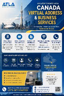 Affordable Virtual Address & Business Services cell:416)345-8282