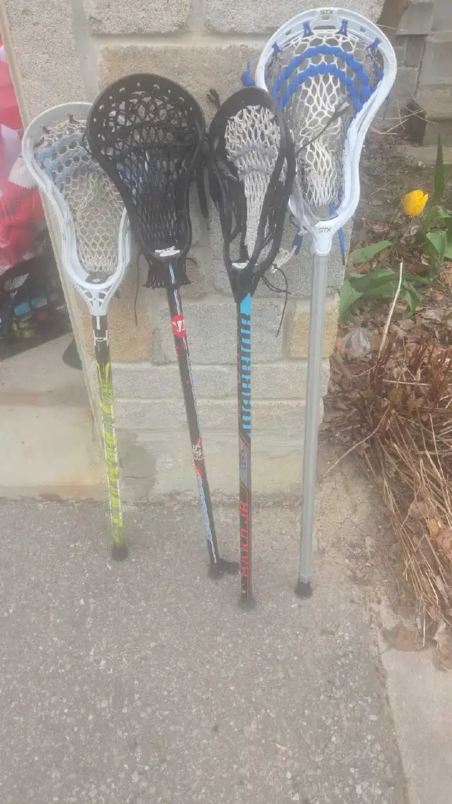 Lacrosse Sticks, 4 Available