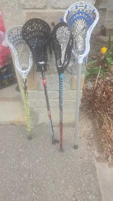 Lacrosse Sticks, 4 Available
