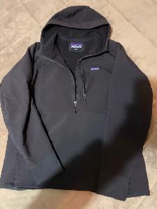 Mens (L) black Patagonia R2 TechFace Pullover Hoody very warm. - Photo 7
