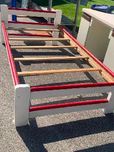 Children single bed wood