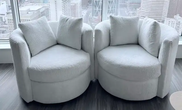 Barrel chairs