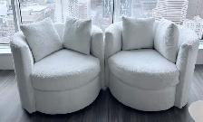 Barrel chairs