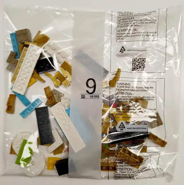 Sealed Bag #9 151R5 from Lego 43020 Fifa World Cup Trophy