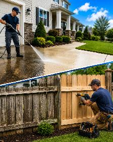 PRESSURE WASHING & FENCE REPAIR — CLEANING, FIXING, RESTORING &