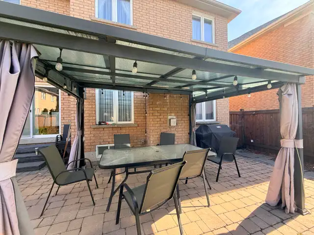 FREE – Steel Gazebo  10 x 12 ft