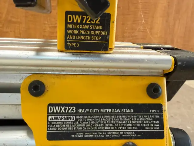 DEWALT DWX723 Heavy Duty Miter Saw Stand $159 - Photo 8