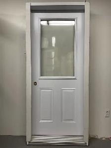1310PA Porte d’acier 34″D Blanche Clair 23×37