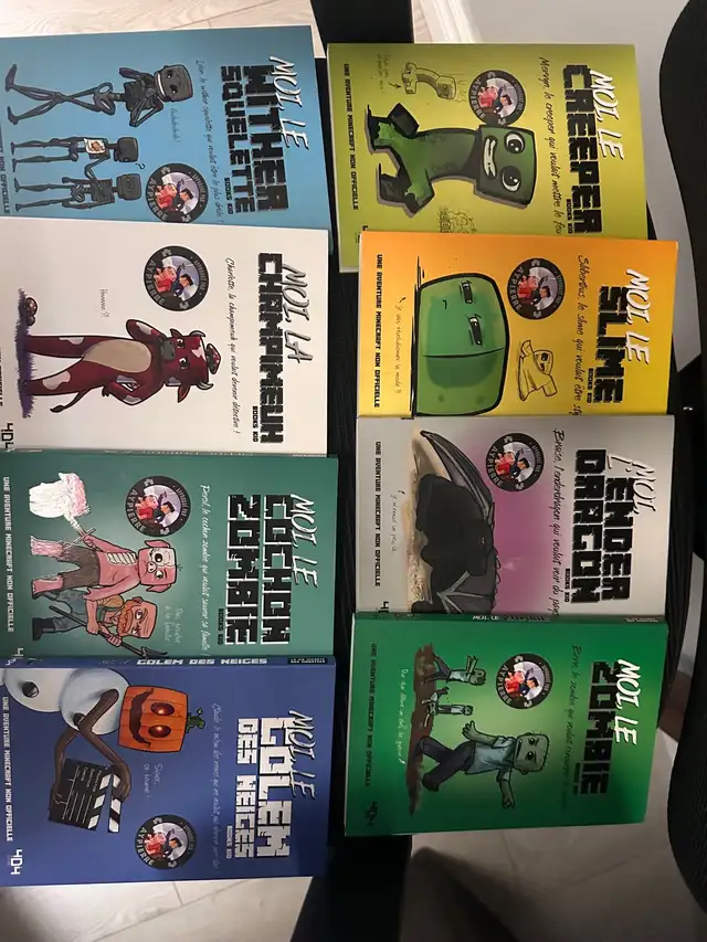 Livres La vie secrète des Montres, Une aventure Minecraft