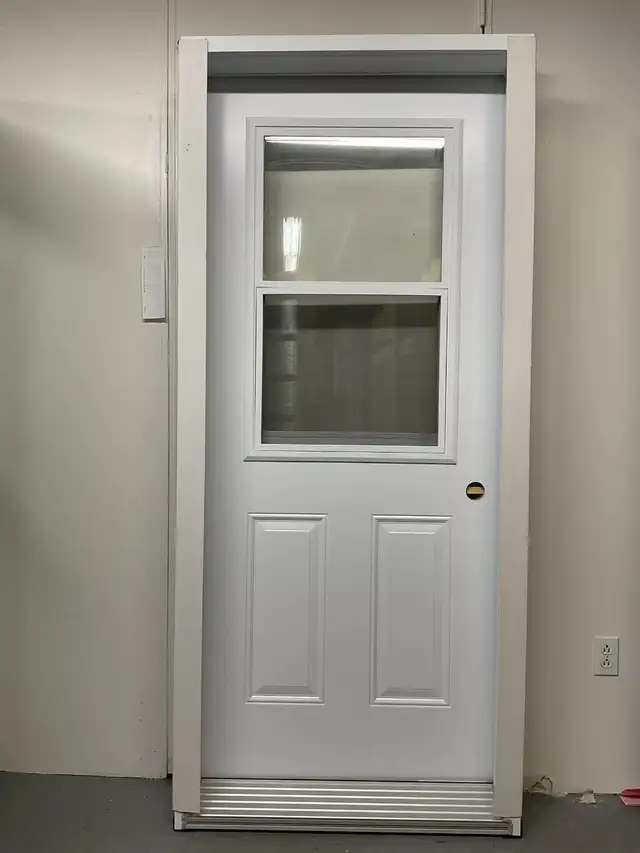1314PA Porte d’acier 34″G Blanche Guillotine 23×37