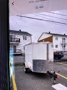 trailer 4x6 avec lumières Dell