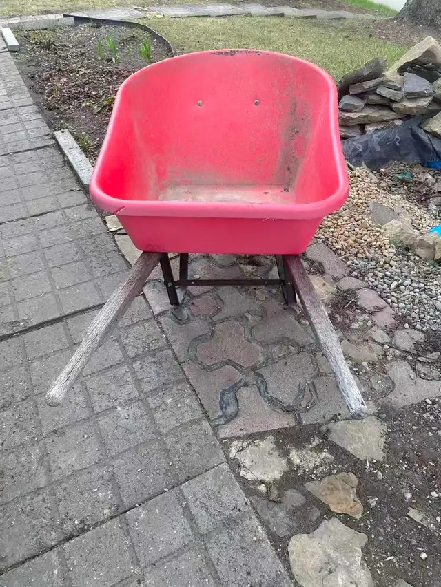 plastic wheelbarrow
