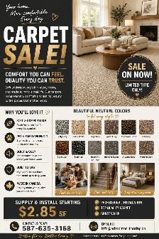 CARPET SALE – MADE IN CANADA