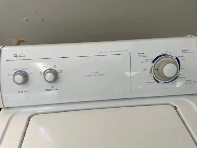 Laveuse seule traditionnelle blanche Whirlpool - Photo 2