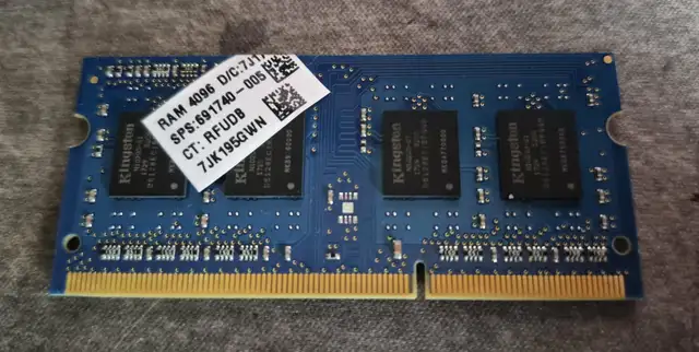 4GB DDR3L LAPTOP RAM – 1600MHz – KINGSTON – TESTED – $10 - Photo 2