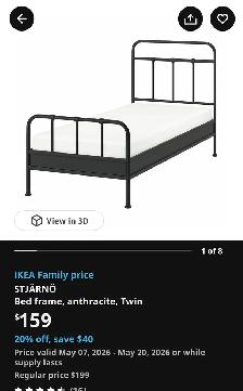 IKEA Stjärnö - twin bed frame