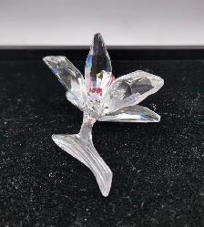 Swarovski Crystal Pink Orchid with Dark Centre Figurine - Photo 2