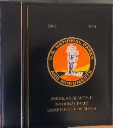 USA PARKS 25 ¢ QUARTER  SET IN VERY FINE ALBUM