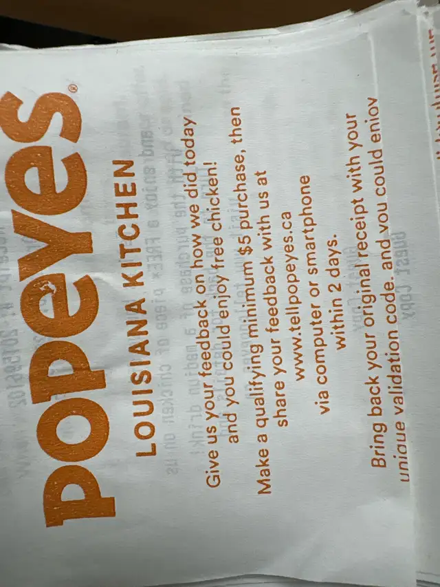 urgent hiring cashier popeyes