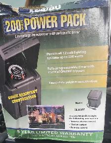 MALIBU 200W LANDSCAPE LIGHT TRANSFORMER  TIMER   SENSOR READY 35