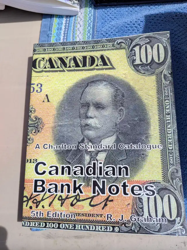 CANADIAN CHARTED BANKNOTE CATALOGUE 5TH EDITION